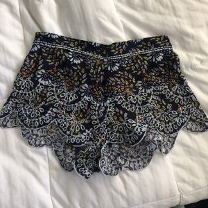 Floral Free People Shorts